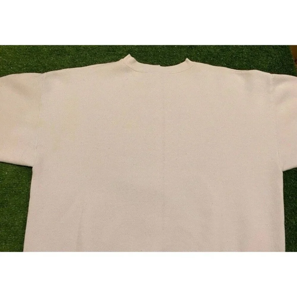 Vintage St Louis Rams sweatshirt mens large white blue crewneck super bowl NFL - Picture 11 of 13